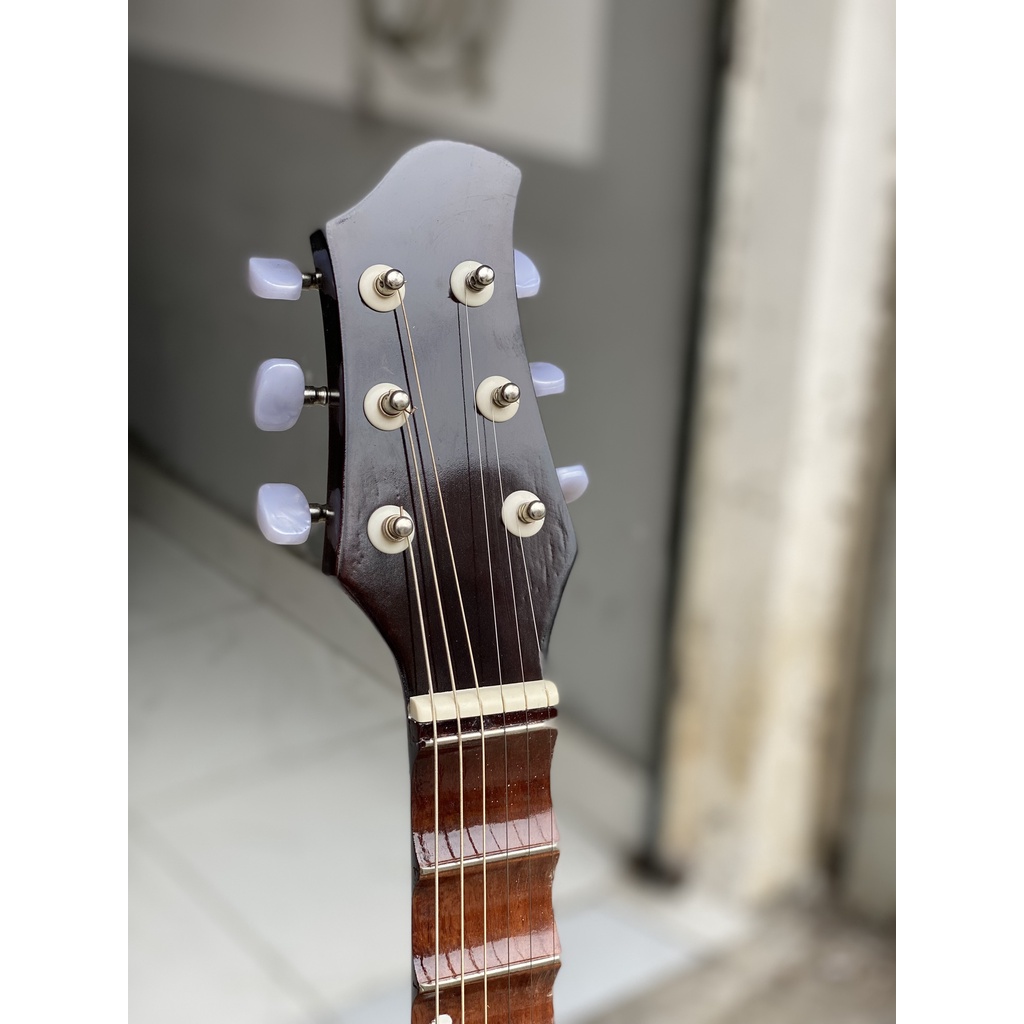 Đàn vọng cổ- guitar phím lõm (chất liệu vân sam)