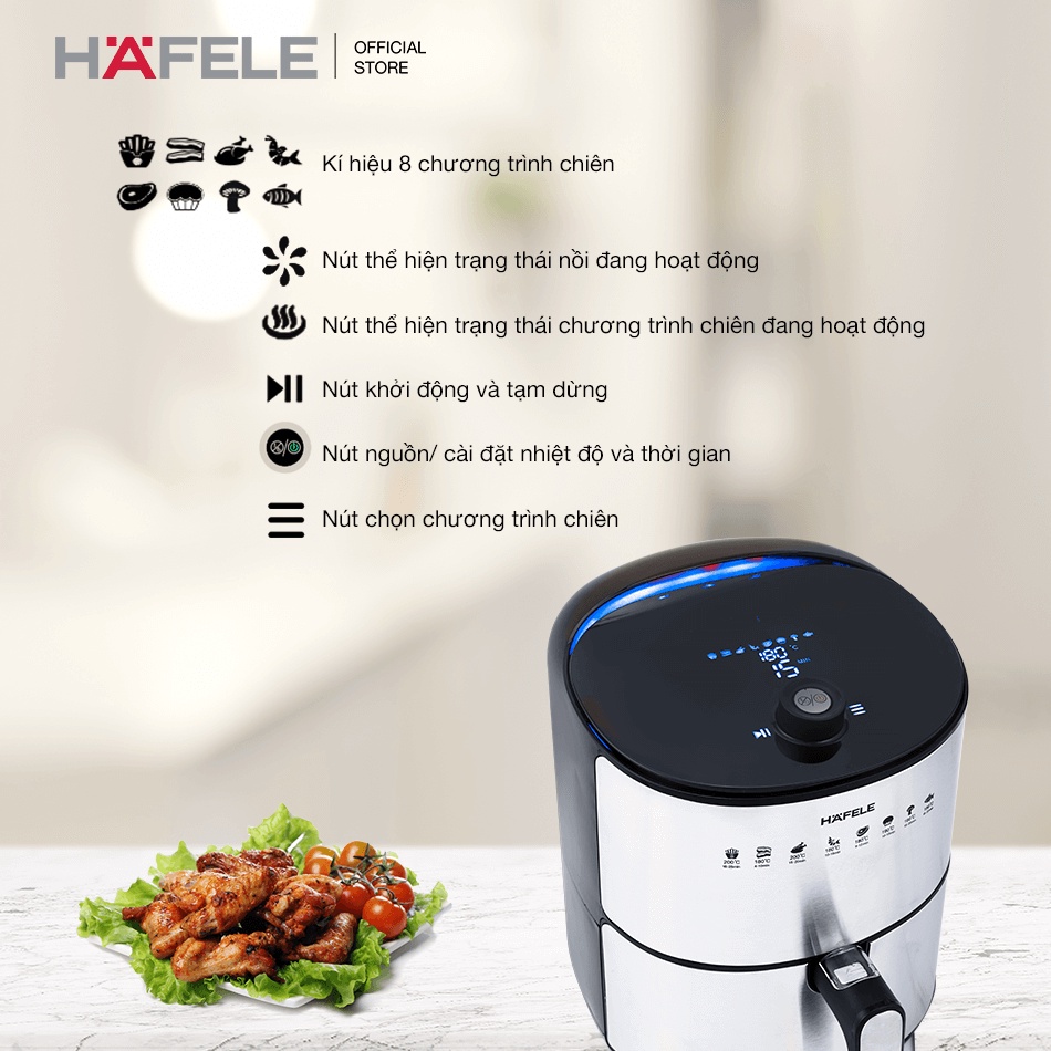 Nồi Chiên Không Dầu Hafele AF-68A 3.2L