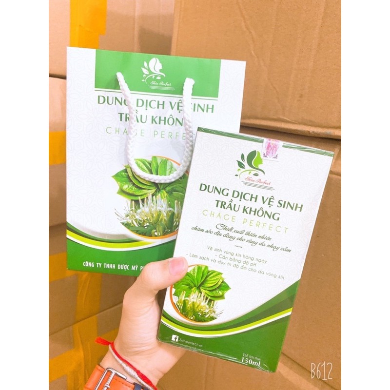 Dung dịch vệ sinh trầu không chage perfect