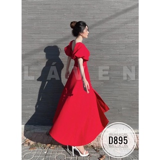 Bigsize Đầm maxi nút bọc D895