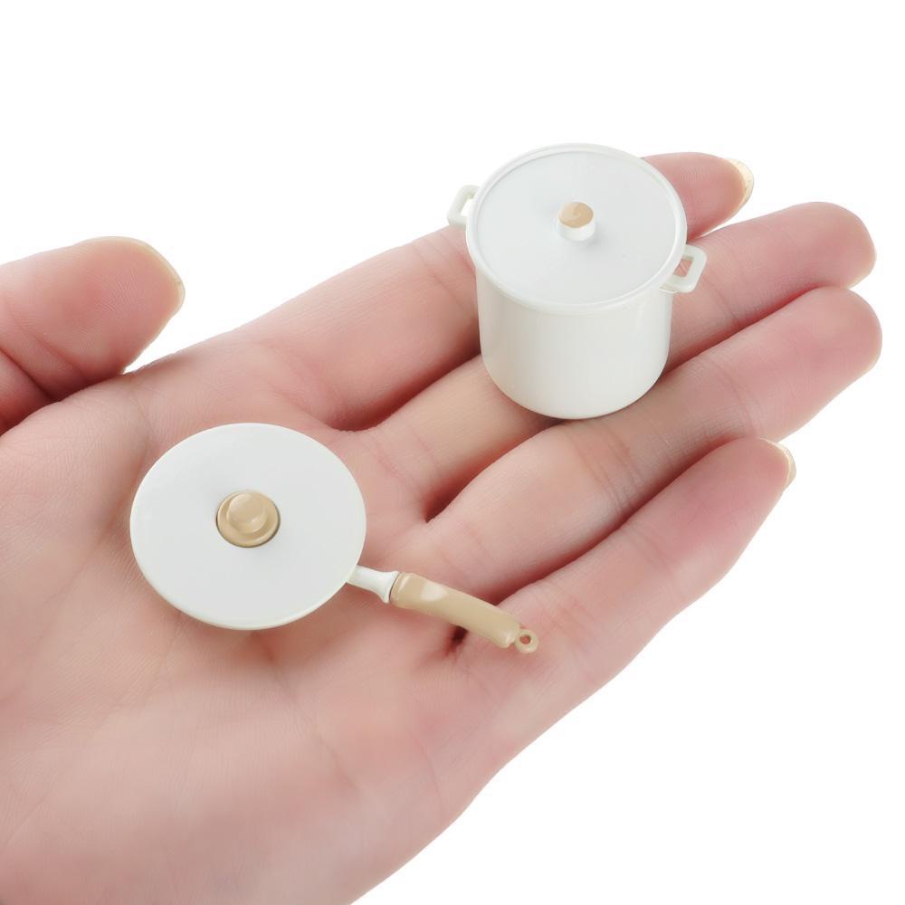 Nồi Nấu Súp Mini Dùng Làm Đạo Cụ Chụp Ảnh Cho Nhà Búp Bê