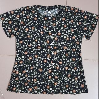 Áo lanh cộc tay bà già