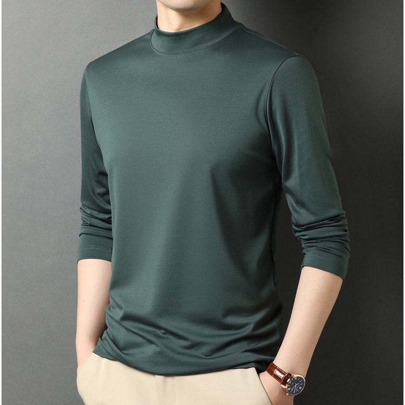 [ Mã 12FASHIONSALE1 giảm 10K đơn 50K ] áo giữ nhiệt nam mặc thu đông chất liệu co dãn kiểu dáng body | BigBuy360 - bigbuy360.vn