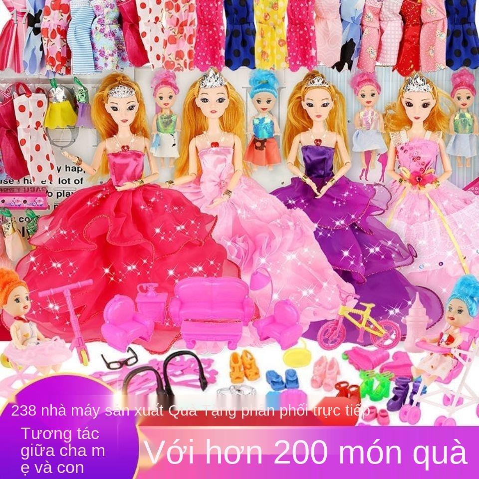 Yang Hey, Barbie, bộ đồ lớn, hộp quà, cô gái, công chúa, quần áo chơi trẻ em, quà sinh nhật