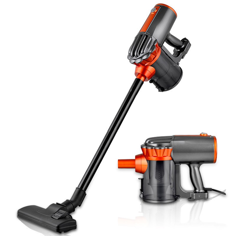 Máy hút bụi mini cầm tay kiểu đứng 600W GreenHome GHA-585A giúp lau nhà mà không mỏi lưng, hút mạnh, mọi ngóc ngách