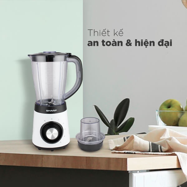 EM-S155PV-WH | Máy Xay Sinh Tố Sharp EM-S155PV-WH 1.5L
