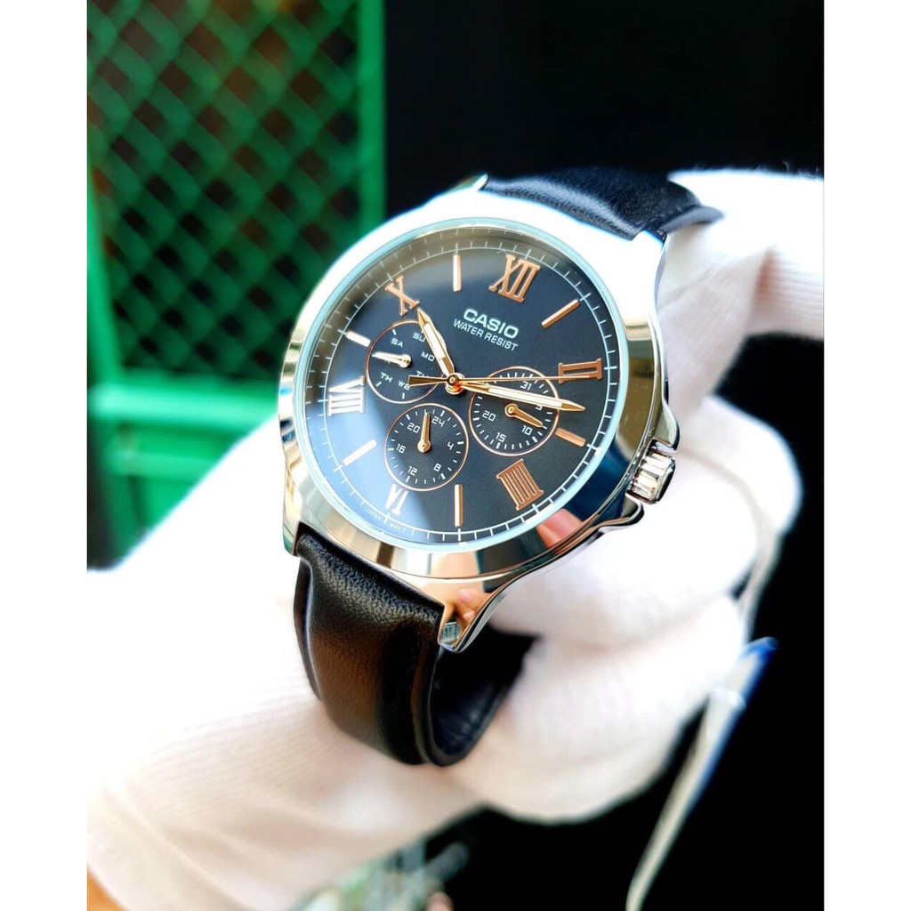 Đồng Hồ Casio Nam Dây Da MTP-V300L-1A2UDF Chính Hãng | BigBuy360 - bigbuy360.vn