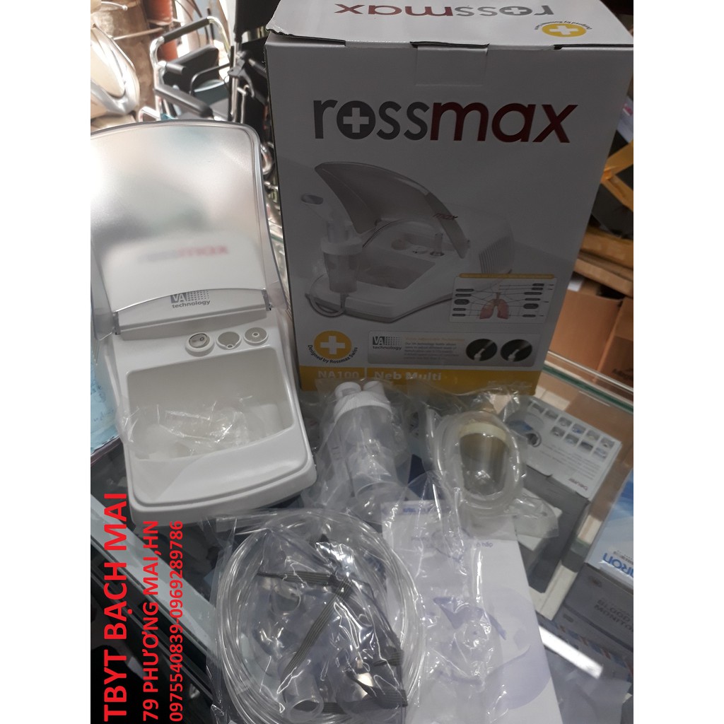 MÁY XÔNG HÚT MŨI 2 TRONG 1 ROSSMAX NA100 Neb Multi LOẠI 2