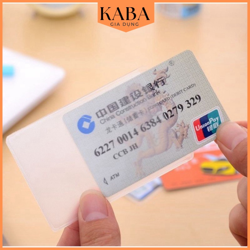 Vỏ bọc thẻ căn cước công dân, bảo hiểm và giấy tờ khác Bọc Chống Xước Chip CCCD KABA