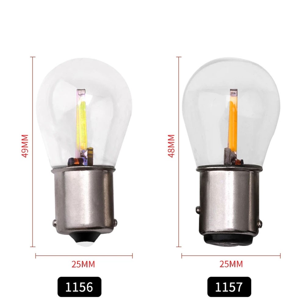 Bóng Đèn Led Cob 1156 P21w Ba15s 1157 P21 / 5w Bay15d