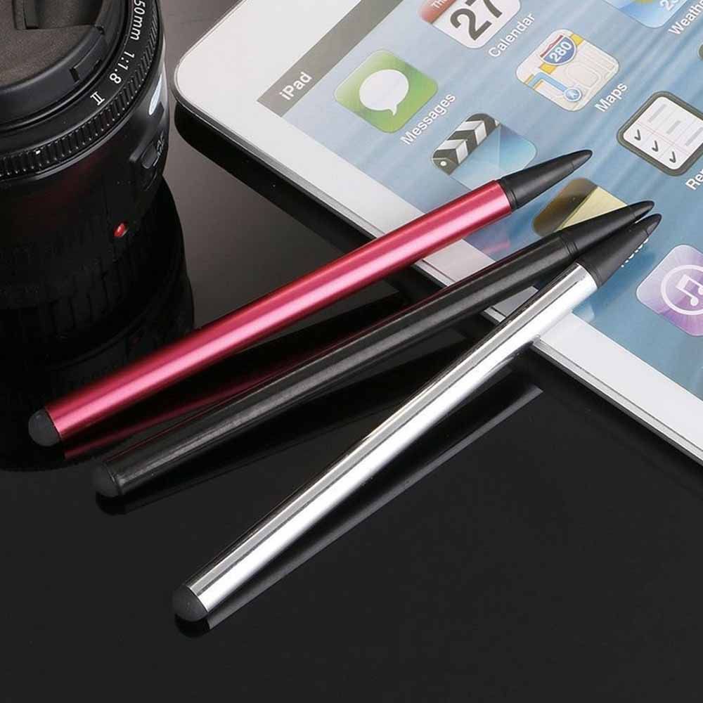AUBREY 2 In 1 Screen Stylus Smart Pencil Tablets Pen Universal Resistive Screen Color Random for IPad Samsung Capacitance Touch Capacitive Pen/Multicolor