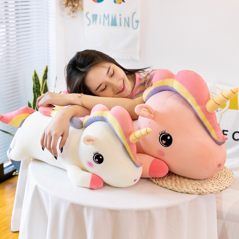 Thú nhồi bông hình kỳ lân hoạt hình dễ thương đáng yêu