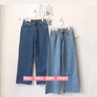 Quần cullotes bò