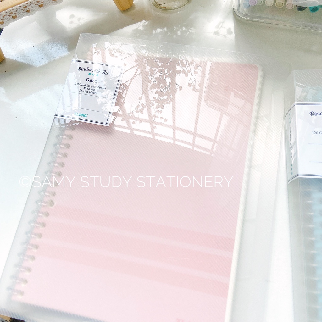 SỔ CÒNG NHỰA SIZE B5 SẴN GIẤY KLONG 120GSM SIÊU DÀY GHI CHÉP HỌC TẬP BULLET JOURNAL TAKE NOTES