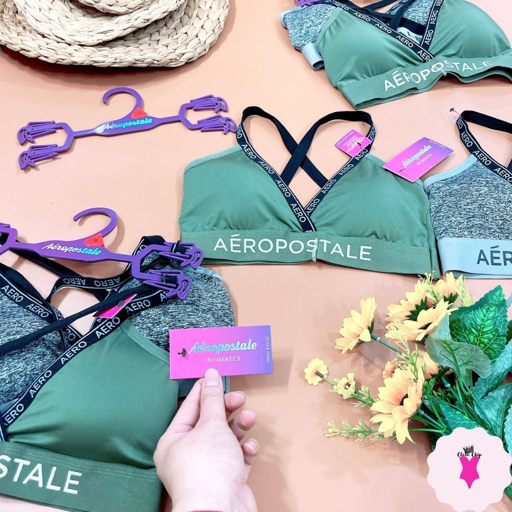 Set 2 áo lót sportbras nguyên móc Aeropostel siêu đẹp, xịn sang Clarachip SBAE