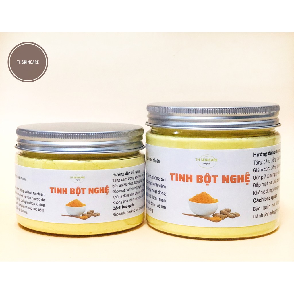 Tinh bột nghệ nguyên chất hàng loại 1 chuẩn sạch TH Skincare