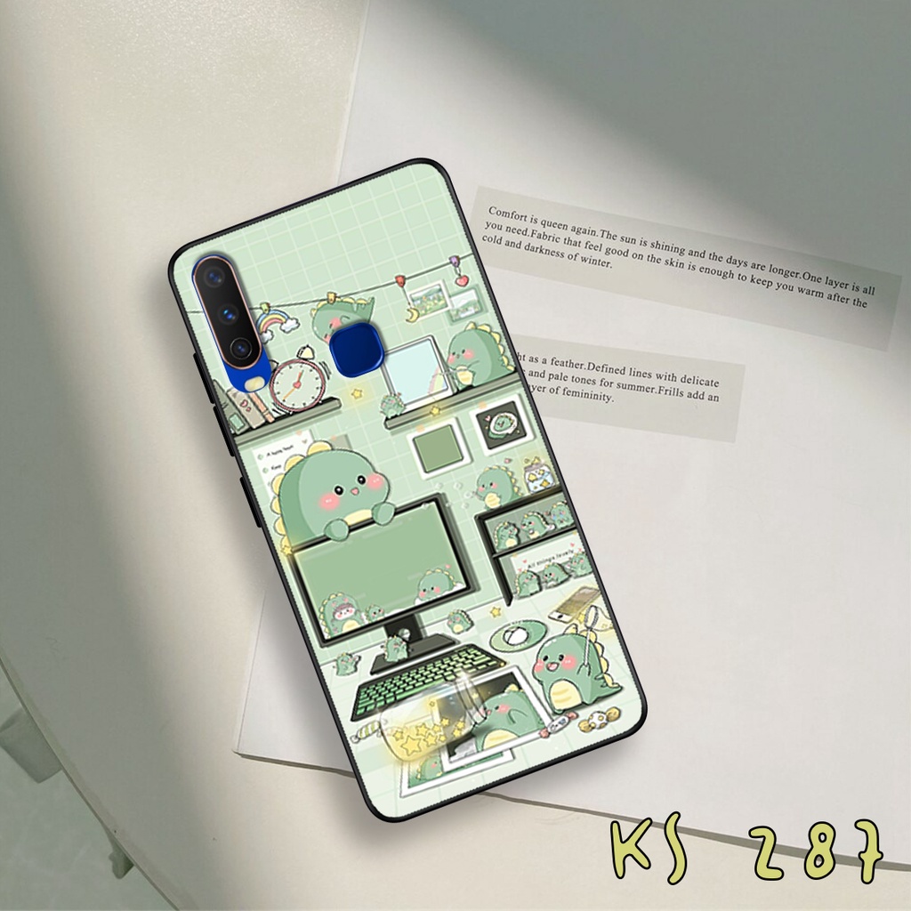 Ốp lưng Vivo Y12 - Y15 - Y17 - U10 - Ốp in hình khủng long,dinosaur dễ thương