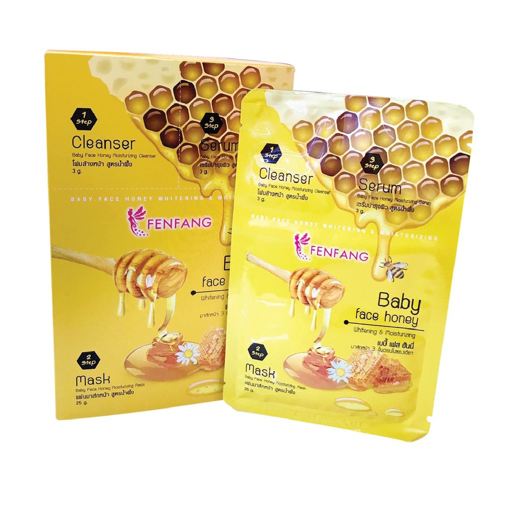 Mặt nạ dưỡng trắng mật ong FenFang Thái Lan