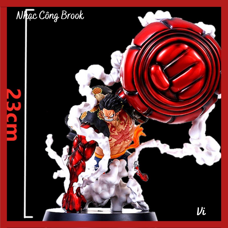 Mô Hình Luffy Nấm Đấm Siêu To  Luffy Gear 4 Snake Man Full Box Trạng Thái Chiến Đấu