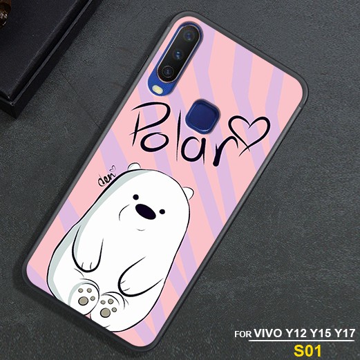 ỐP LƯNG VIVO Y12 - VIVO Y15 - VIVO Y17 - VIVO Y11 -VIVO U10 IN HÌNH GẤU WE BARE BEARS NHIỀU HÌNH ĐẸP GIÁ RẺ NHẤT