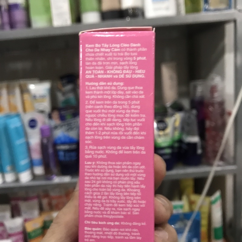 Kem tẩy lông Cleo Avocado Hair Dành Cho Dạ nhảy Cảm 50g
