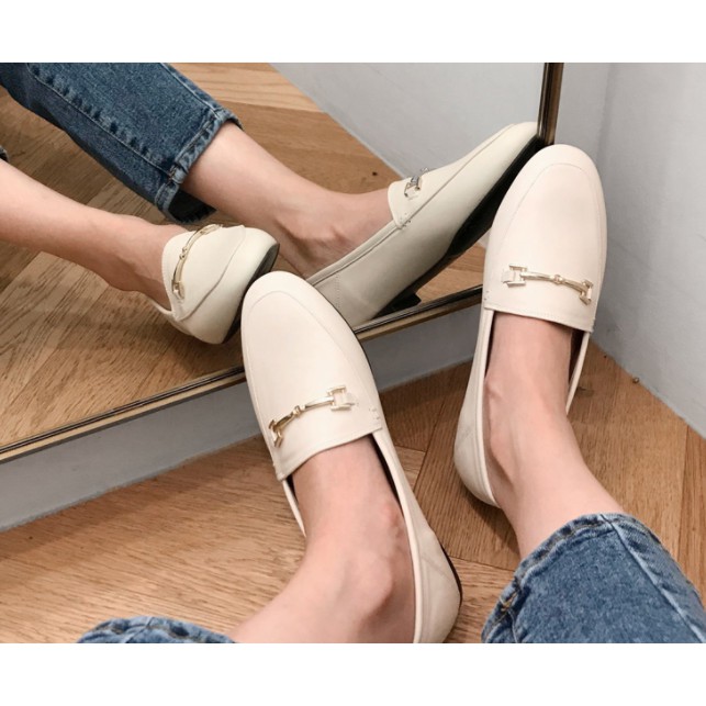 Giày lười nữ Sappun Skining Gold ornament Loafer&amp;Bloafer