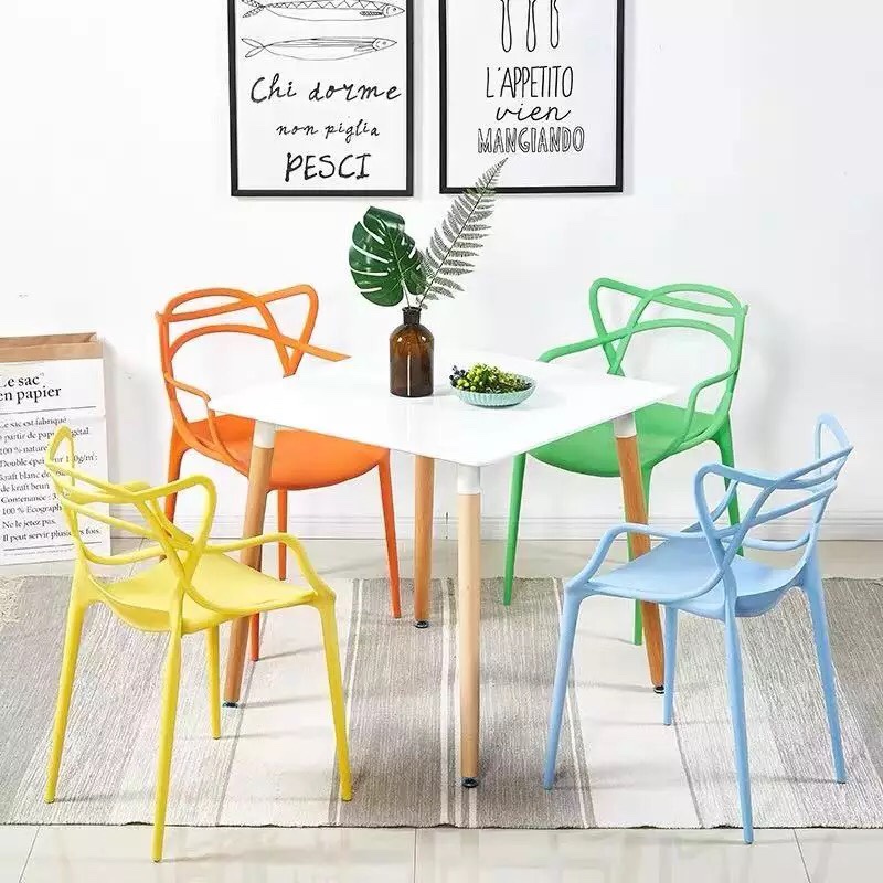 Ghế nhựa cafe, văn phòng, bàn ăn, đúc nguyên khối giá tốt S3008