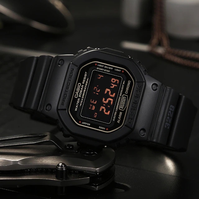 Đồng Hồ Casio Nam Dây Nhựa GSHOCK DW-5600MS-1HDR Chính Hãng