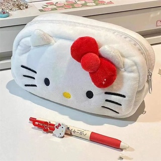 Túi Đựng Đồ Trang Điểm Sức Chứa Lớn Họa Tiết Hoạt Hình My Melody Cinnamoroll Purin Hello Kitty
