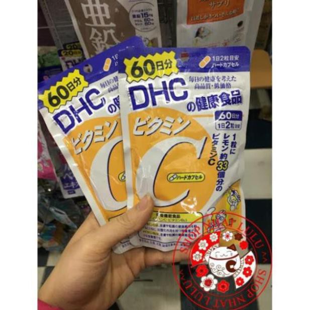 Viên uống DHC Bổ sung Vitamin C Nhật Bản 20 Ngày(40 viên) & 60 Ngày(120 viên) _shopnhatlulu _shopnhatlulu