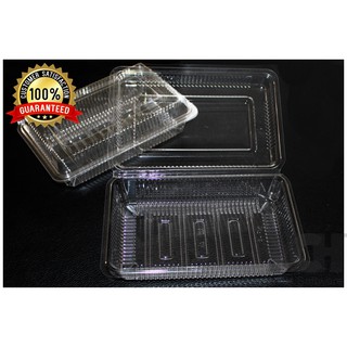 Hộp nhựa dùng 1 lần 19X12X5cm H-1-A (100 cái) Hàng Xuất Khẩu