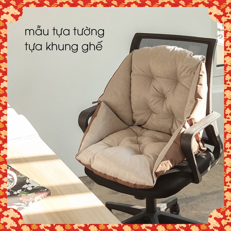 Ghế Bệt Tựa Lưng Đa Năng Loại Dày ~ 10 cm Bảo Hành 6 Tháng Lỗi 1 Đổi 1 Đệm Sofa Tựa Tường Có Dây Buộc Cố Định Vải Dày