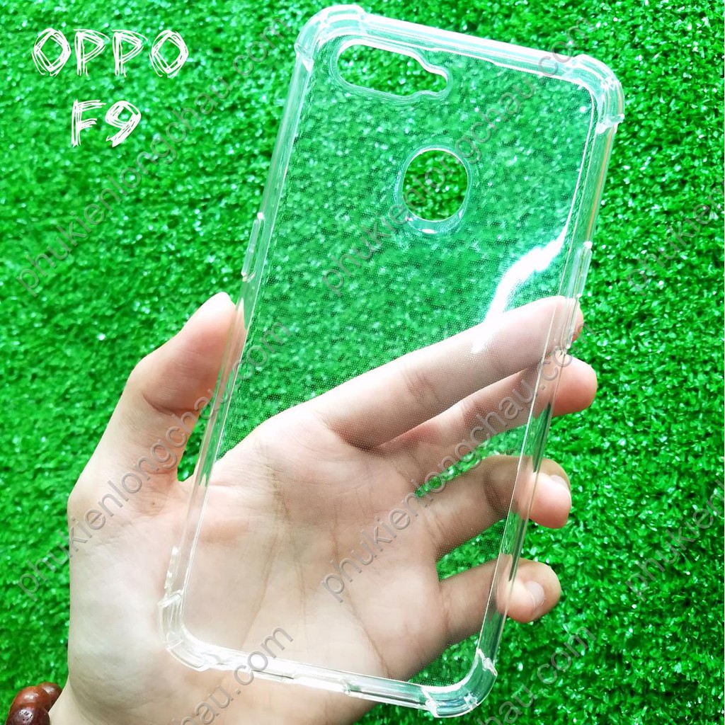 Ốp Lưng Oppo F9/Realme 2 Pro Dẻo Trong Suốt Chống Sốc Có Gù Bảo Vệ 4 Gốc