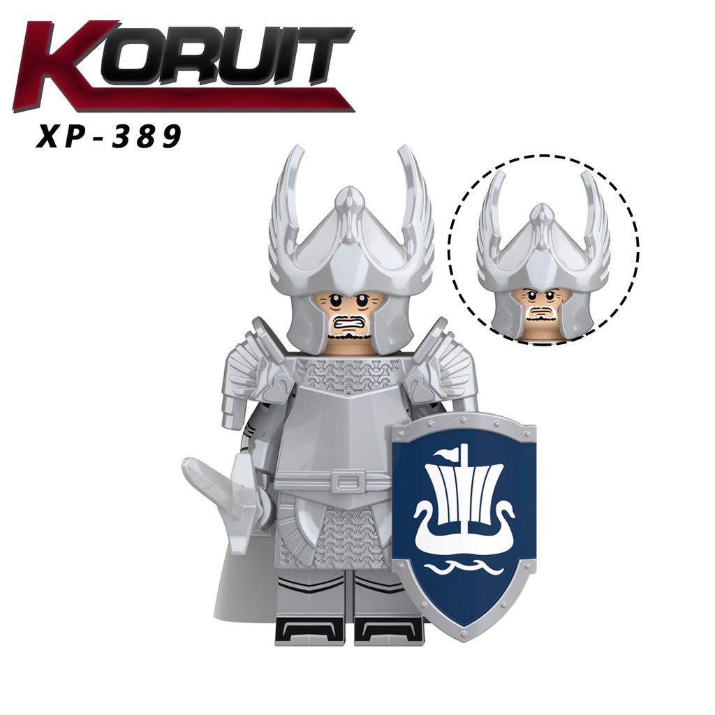 COMBO 6 Minifigures Nhân Vật Lính Thiên Nga Dol Amroth Trong Lord Of The Rings KT1051 - Lắp Ráp Đồ Chơi Mini