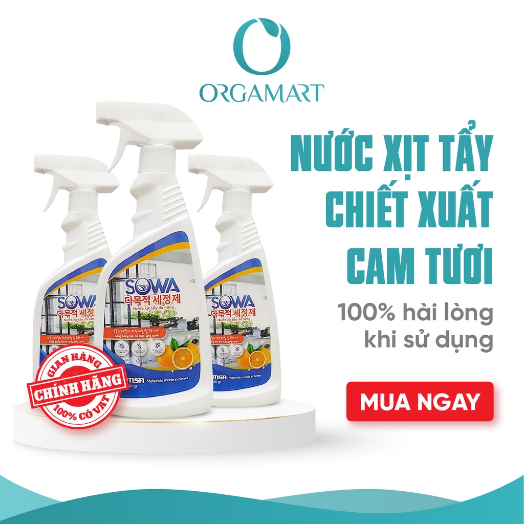 Sowa Xịt Tẩy Rửa Đa Năng Hàn Quốc 500gr
