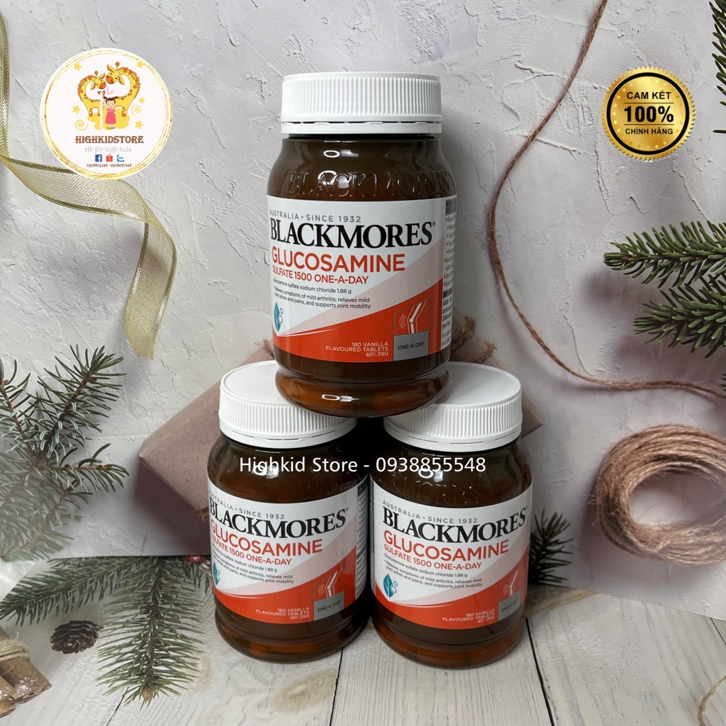 Viên xương khớp blackmores Glucosamine sulfate 1500 one-a-day (mẫu mới)