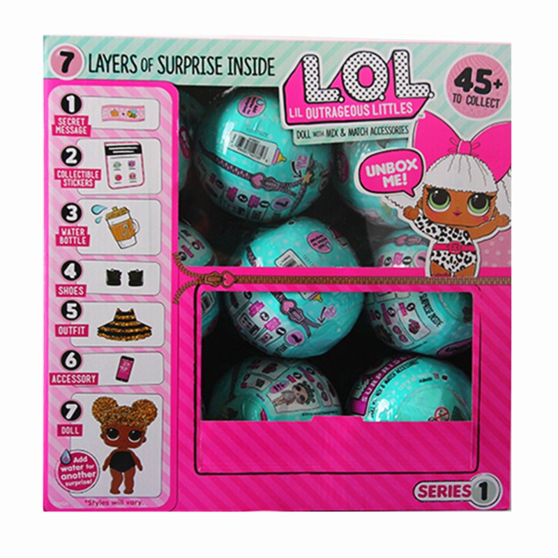 L.o.l.surprise! Lol Búp Bê Đồ Chơi Poupee lol Chính Hãng Tự Làm Hộp Quà Tặng Sinh Nhật Ngẫu Nhiên Cho Bé