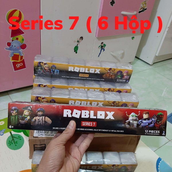 Roblox Mystery Figure 6 Pack - Combo 6 Hộp Roblox Chính Hãng Có Code, Xếp Đủ Chữ ROBLOX ( 6 Hộp )