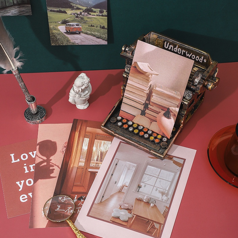 Tranh dán tường trang trí set 20 tờ, ảnh dán tường decor nhiều phong cách