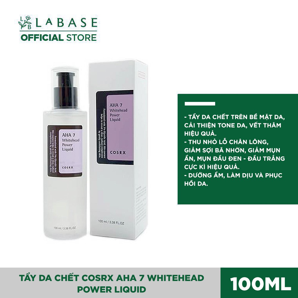 Tẩy da chết COSRX AHA 7 Whitehead Power Liquid 100ml | BigBuy360 - bigbuy360.vn