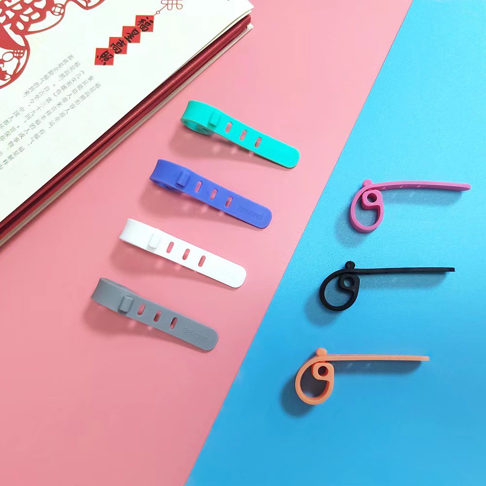 Bộ 10 Kẹp Silicone Quấn Dây Cáp / Tai Nghe