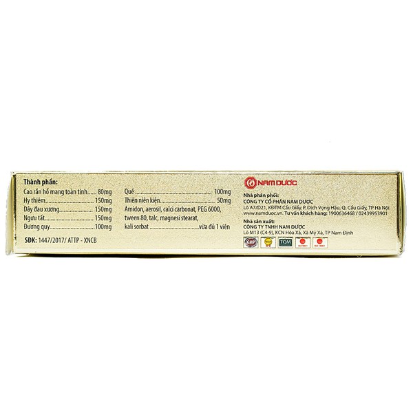Viên khớp Bách Xà - Hỗ trợ giảm đau mỏi các khớp, thấp khớp, gai cột sống