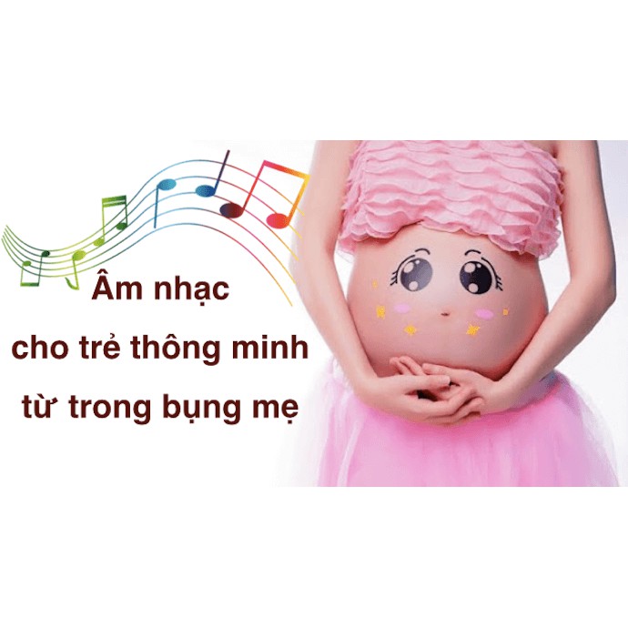 TAI NGHE THAI NHI TIPTOPKID - Tai nghe bà bầu chính hãng(tặng tai nghe cho mẹ)