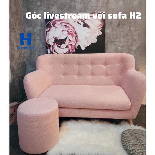 [FREESHIP HÀ NỘI] Ghế sofa nỉ H2 Furniture  bền đẹp khung gỗ chắc chắn chịu lực lớn sofa phòng khách, phòng ngủ | BigBuy360 - bigbuy360.vn