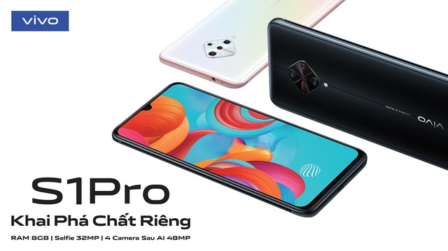 Điện thoại Vivo S1 Pro 8Gb+128Gb - Hàng chính hãng | WebRaoVat - webraovat.net.vn