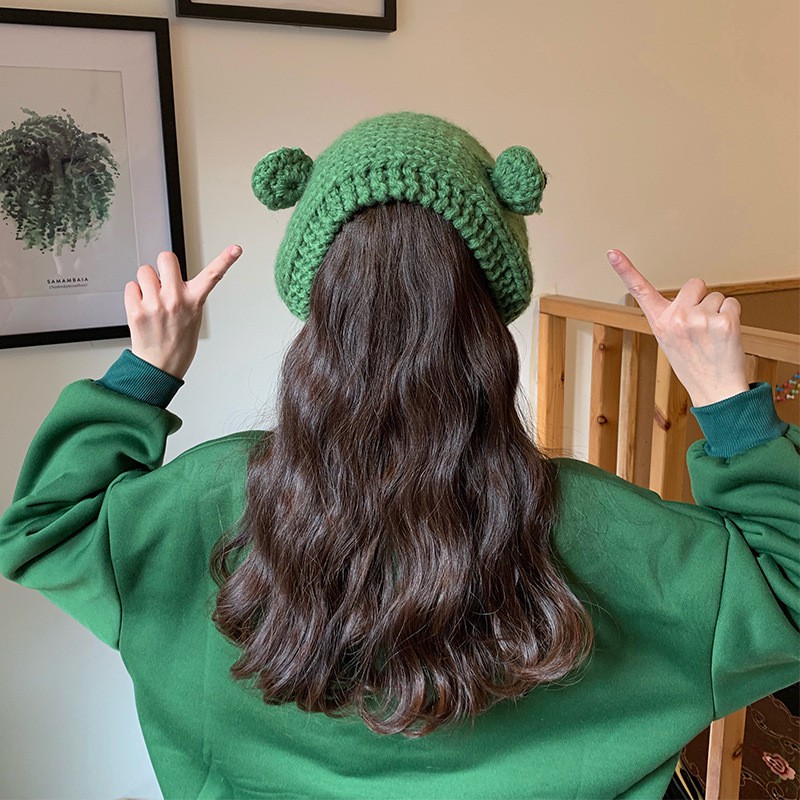 Mũ len xinh xắn thời trang phong cách Hàn Quốc dành cho nữ