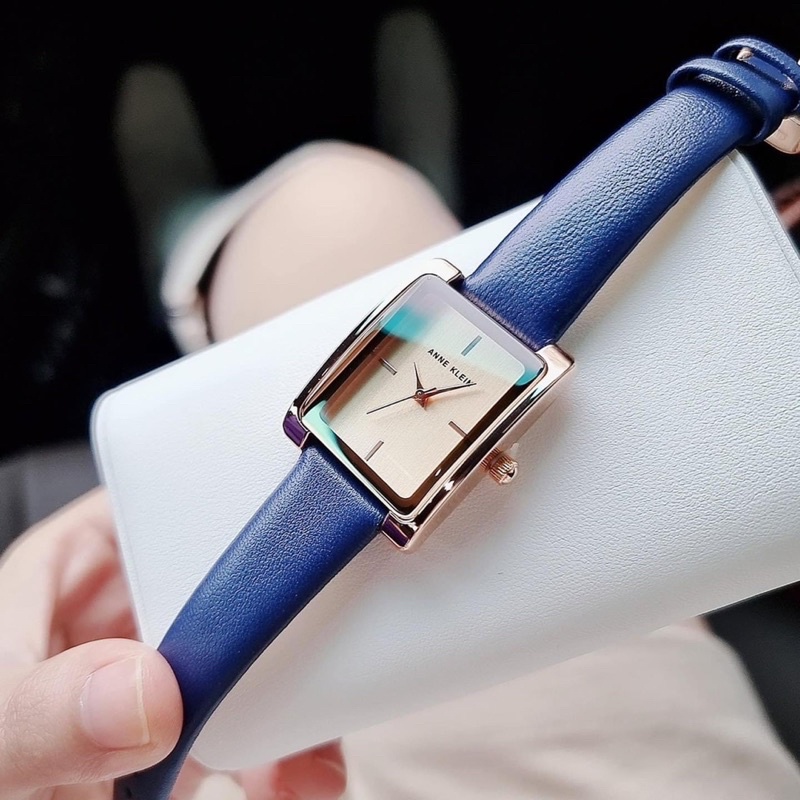 Đồng Hồ Nữ Anne Klein , Size 32 x 21mm, mỏng 8mm, chống nước 30m