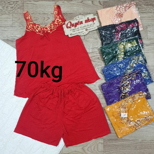 [70kg]Bộ đùi thun lạnh size to phom 70kg