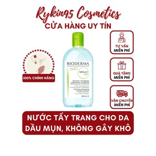 [CHÍNH HÃNG] Nước tẩy trang làm sạch sâu cho da dầu mụn Bioderma Sebium H2O