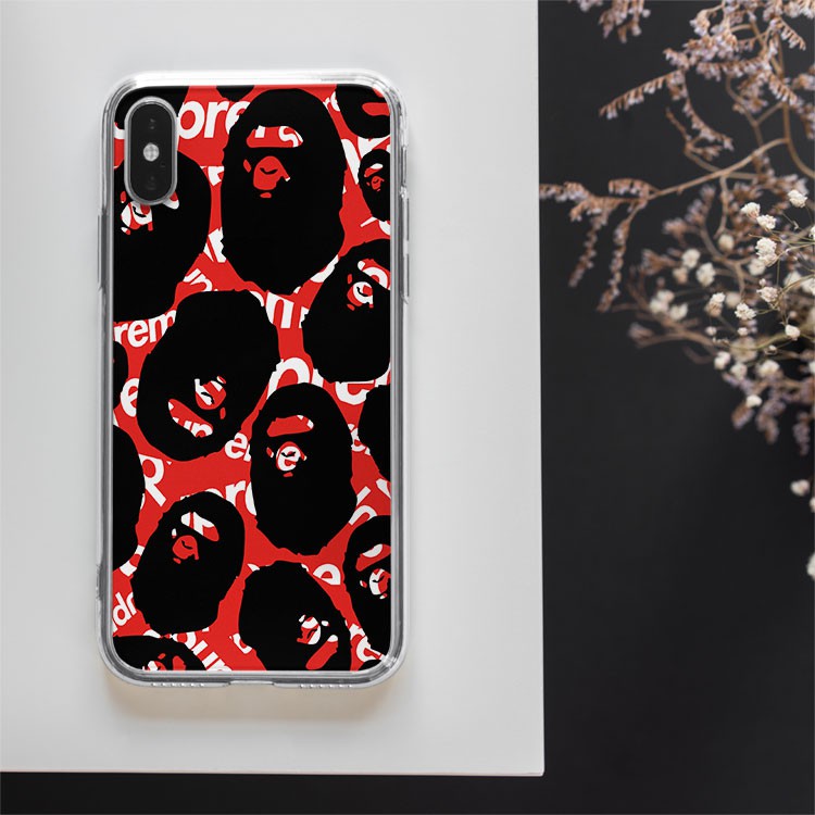 Ốp lưng bape iphone trẻ trung ốp lưng ip cao cấp Iphone 7/8/8Plus/X/Xs/Xs Max/11/11 Promax/12/12 Promax BAPPOD00135